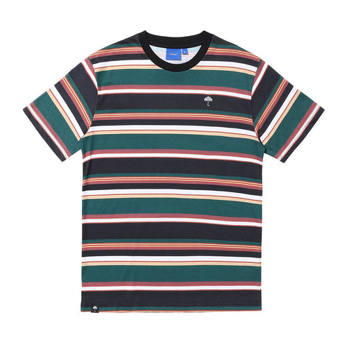 Helas Rayure T-Shirt - Green / Black - Streetart.fr